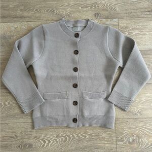 Jenni kayne / khaite style cardigan. Size L / fits 4-6